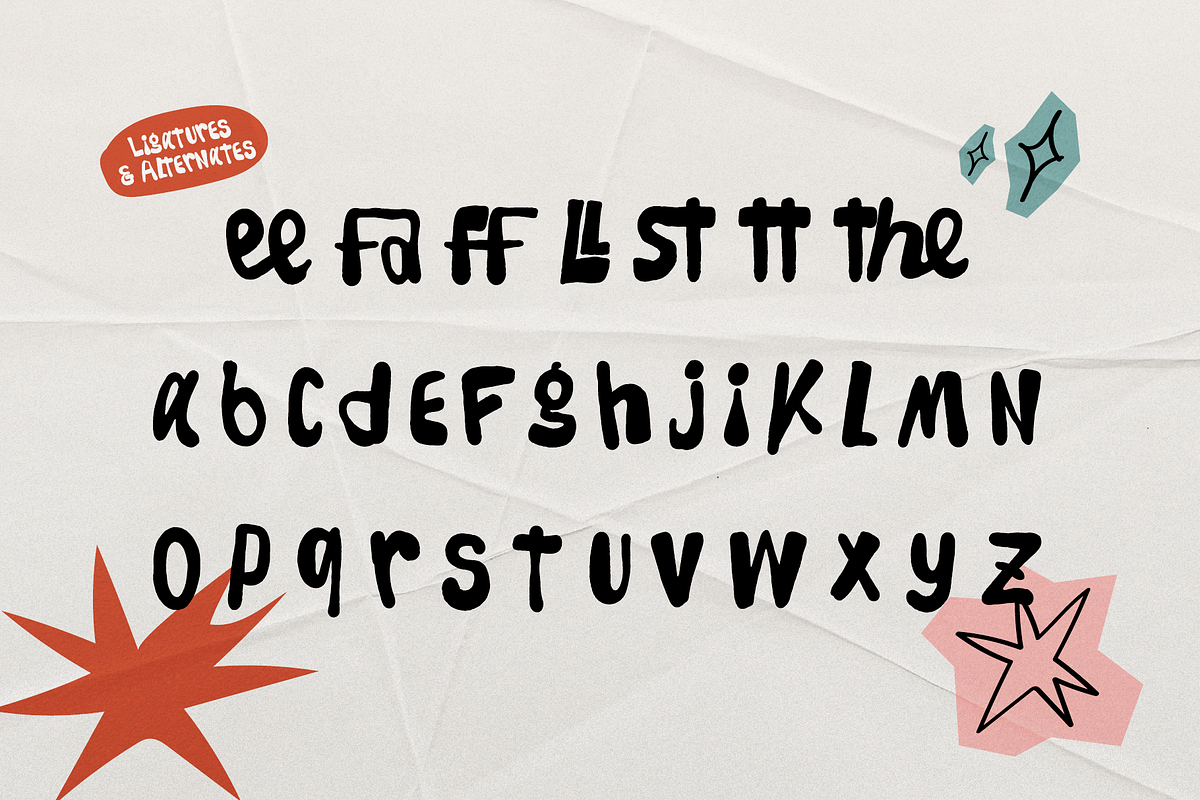 Rokam Letter | Hand Drawn Display, a Handwritten Font by gracetype_studio (Photo 11 of 11)