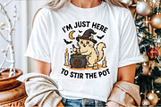 Vintage Witch Cat Feral Halloween Po, an Illustration by Sublimation Artist (Thumbnail 2 of 9)