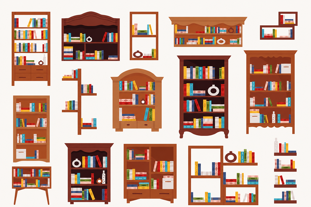 Vintage Books Illustrations, an Education Illustration by Anna Studio (Photo 11 of 11)
