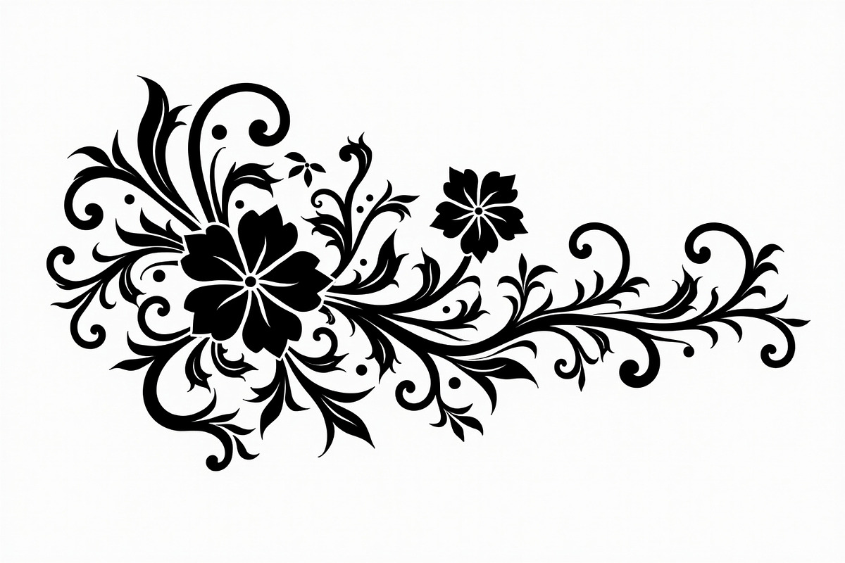 Classic Floral Border Collection, an Illustration by Artivon (Photo 7 of 21)