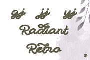 Radiant Retro Brush Font, a Script Font by Anomali Creatype (Thumbnail 8 of 10)