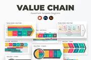 Value Chain PowerPoint Diagrams, a Presentation Template by SlideOne (Thumbnail 1 of 9)