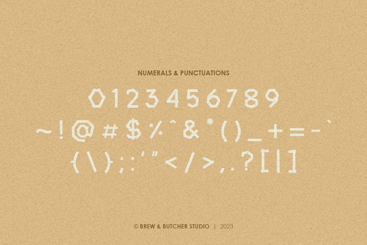 Mooje | Display Typeface, a Handwritten Font by Brew & Butcher Studio (Photo 3 of 8)
