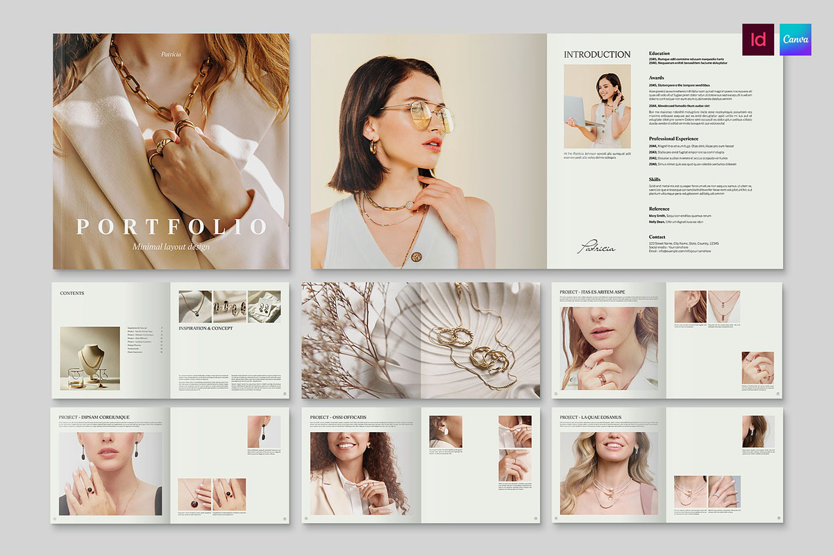Portfolio Template, a Brochure Template by BrandPacks (Photo 1 of 6)