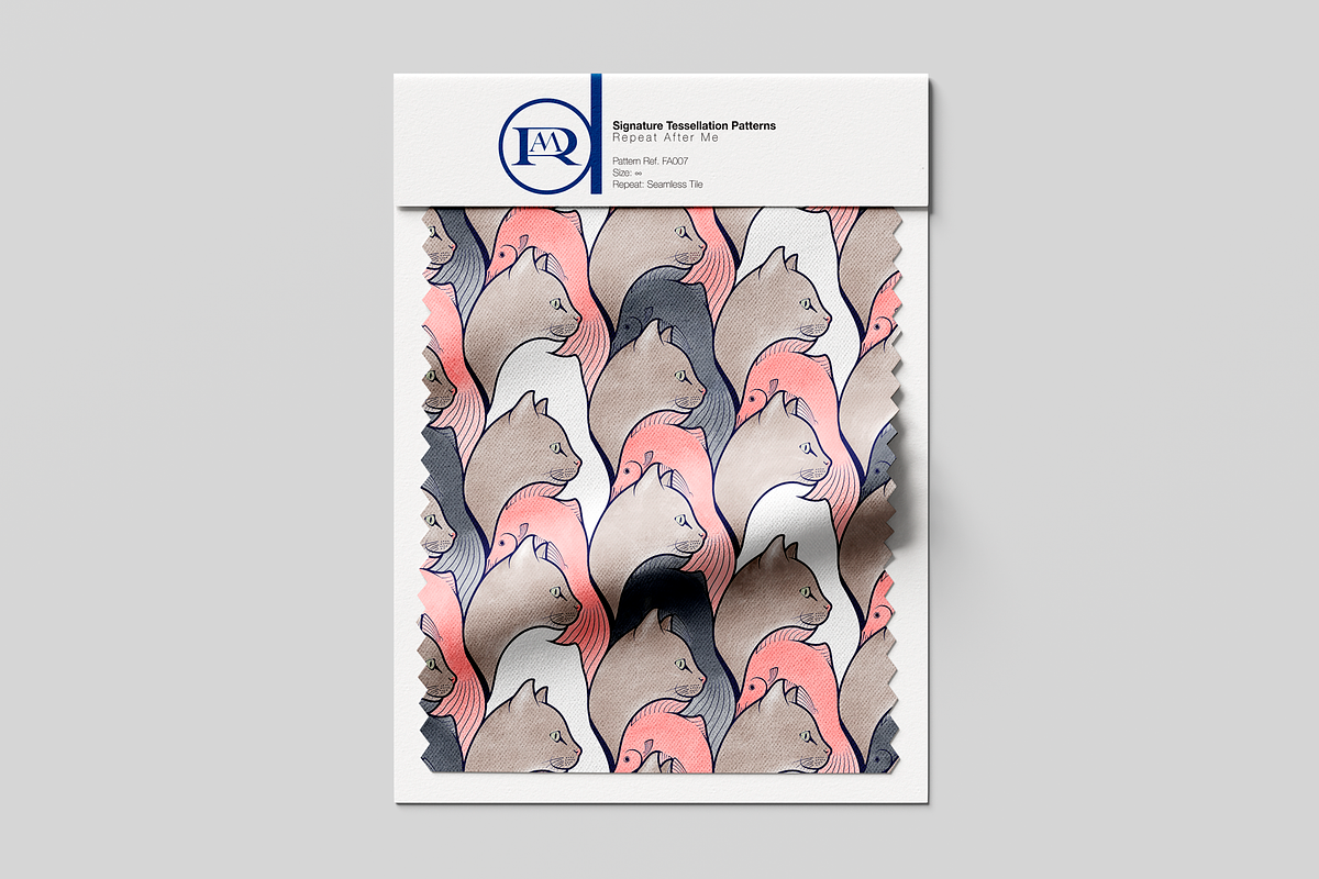 Vector Tessellated Pattern | FA007, a Pattern Graphic by Repeat after me (Photo 2 of 3)