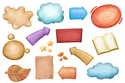 Cozy Autumn Fall Sticker Set., an Object Illustration by RabbitAndPencil (Thumbnail 2 of 8)