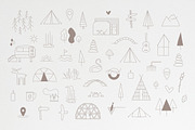 Glamping houses, nature & signposts, an Animal Illustration by Purrga (Thumbnail 4 of 10)