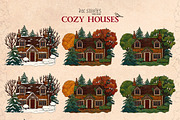 Cozy Houses, an Object Illustration by Ink Stories (Thumbnail 15 of 22)