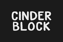 CINDERBLOCK | A heavy brush font for