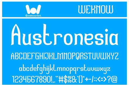 Austronesia font