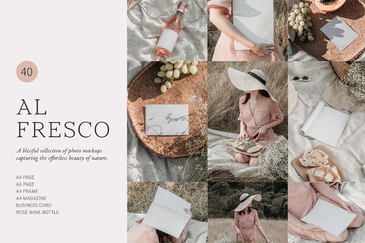Al Fresco Photo Mockup Bundle, a Books & Magazine Mockup by Frame Space Studio (Photo 1 of 7)