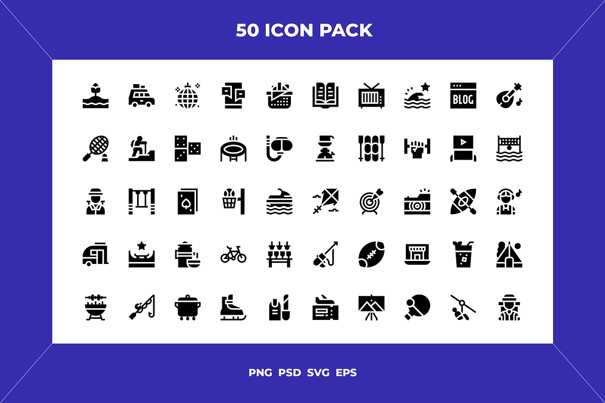 Recreations icons, an Outline Icon by Wencory (Photo 1 of 2)