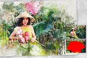 SplatterWatercolor2 Photoshop Action, an Action Add-On by GorynArt (Thumbnail 9 of 27)