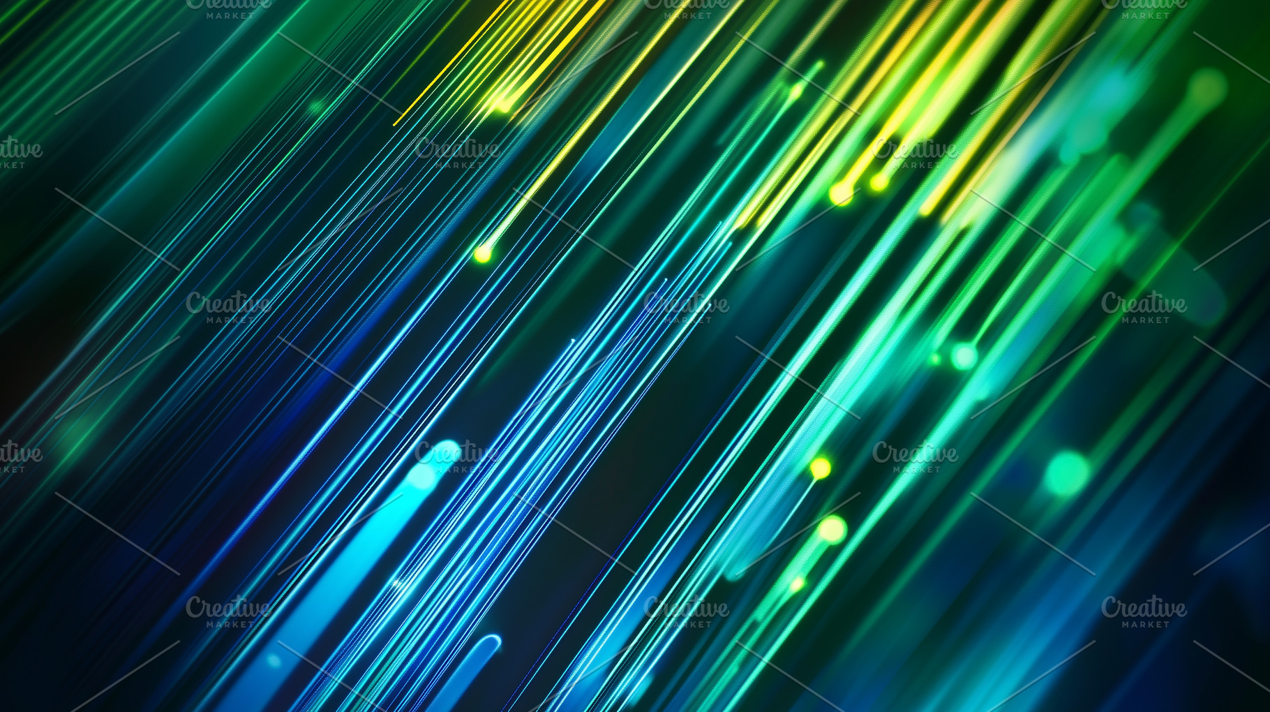 Vibrant, dynamic lines of blue, a Technology Photo by MistyDay