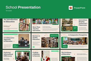 School PowerPoint Presentation, a Presentation Template by Bilicube Studio