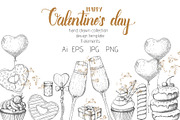 Valentines Day Set., an Object Graphic by Tabiti (Thumbnail 1 of 4)