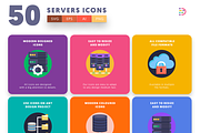 50 Servers Icons, an Icon by Dighital (Thumbnail 6 of 10)