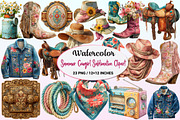 Summer Cowgirl Sublimation Clipart, a Graphic by CitraGraphics (Thumbnail 1 of 4)