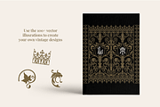 Monogram font & Illustration Bundle, a Font by The Old Type Foundry (Thumbnail 9 of 11)