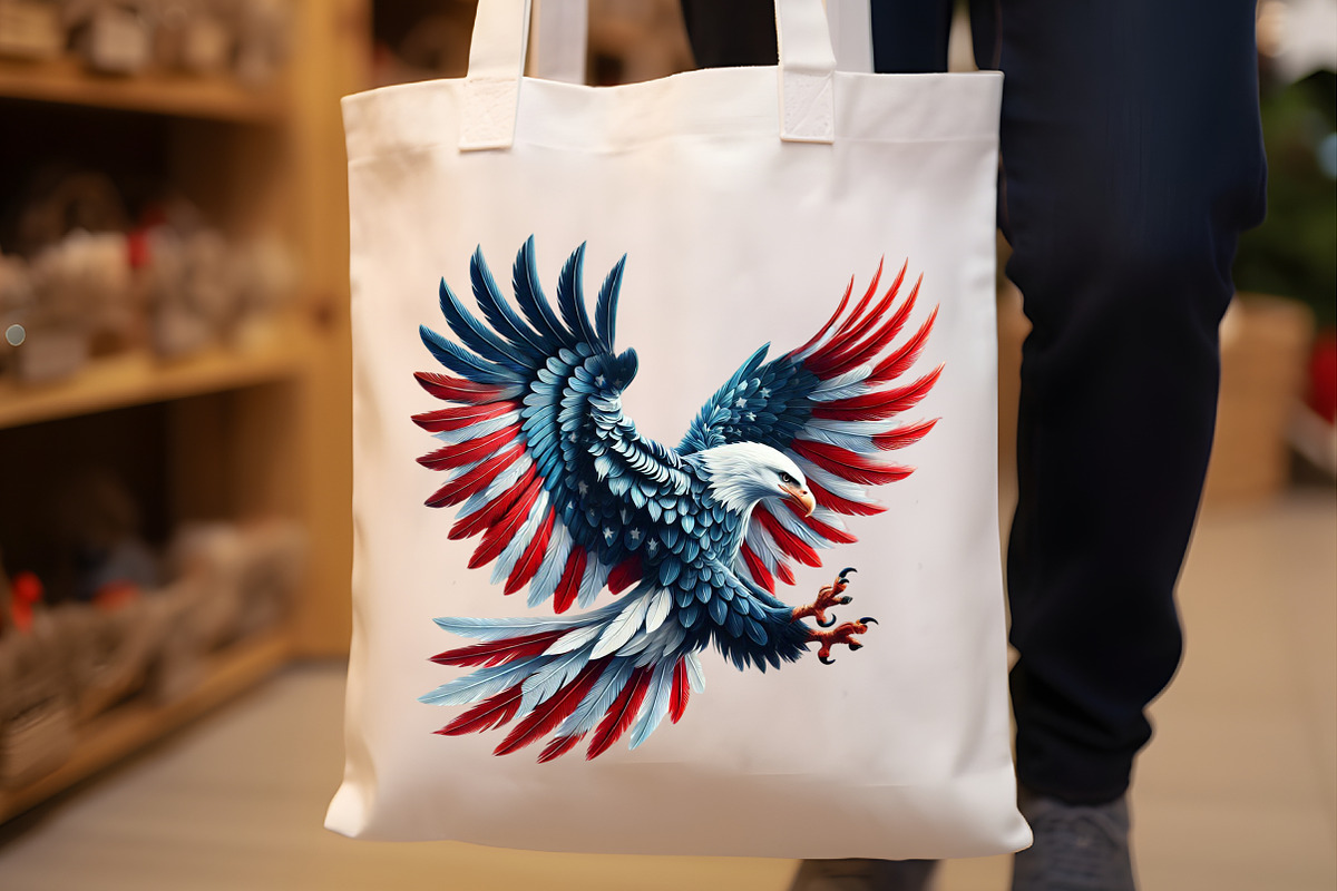 4th of July American Eagle Clipart, a Seasonal Illustration by Rose Art (Photo 4 of 6)