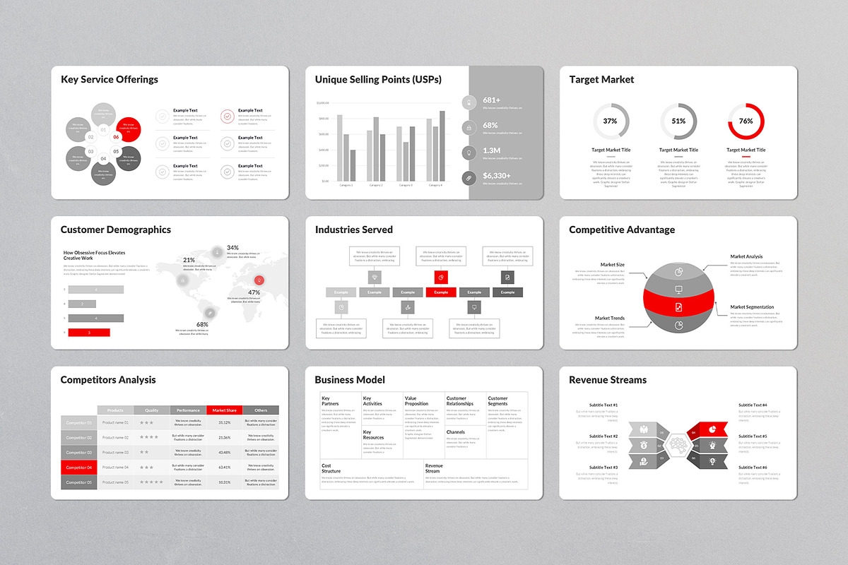 Company Profile Google Slides, a Presentation Template by Design Vault (Photo 4 of 9)