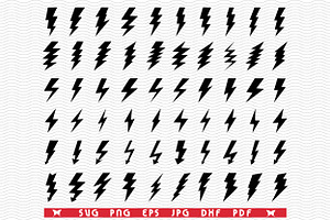 SVG Flash lighting,Black Silhouettes, a Background Graphic by DesignStudioRM