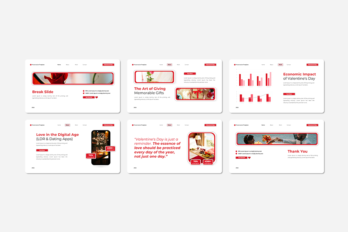 The Essence of Love Keynote Template, a Presentation Template by Iqsiart Studio (Photo 3 of 3)