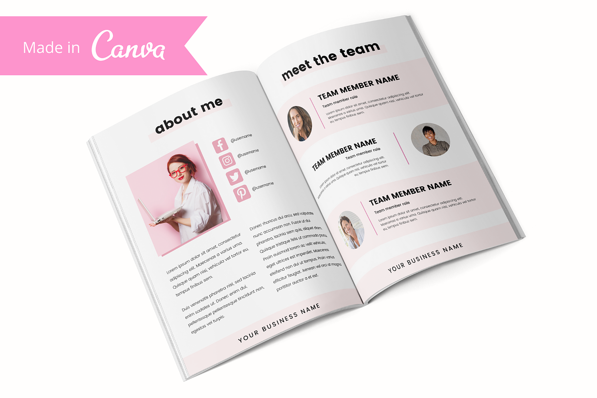 Client Welcome Packet Canva Template, a Presentation Template by The Template Lounge (Photo 5 of 7)