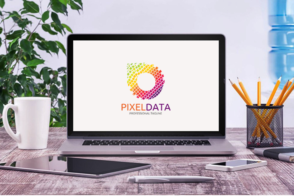 Pixel Data Logo, a Branding & Logo Template by Bintank Studio