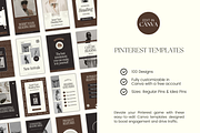Canva Pinterest Pins Templates, a Marketing Template by Branding Babe Co. (Thumbnail 2 of 6)