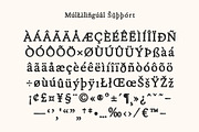 Shine Typewriter Serif Font, a Serif Font by Creativetacos (Thumbnail 9 of 10)