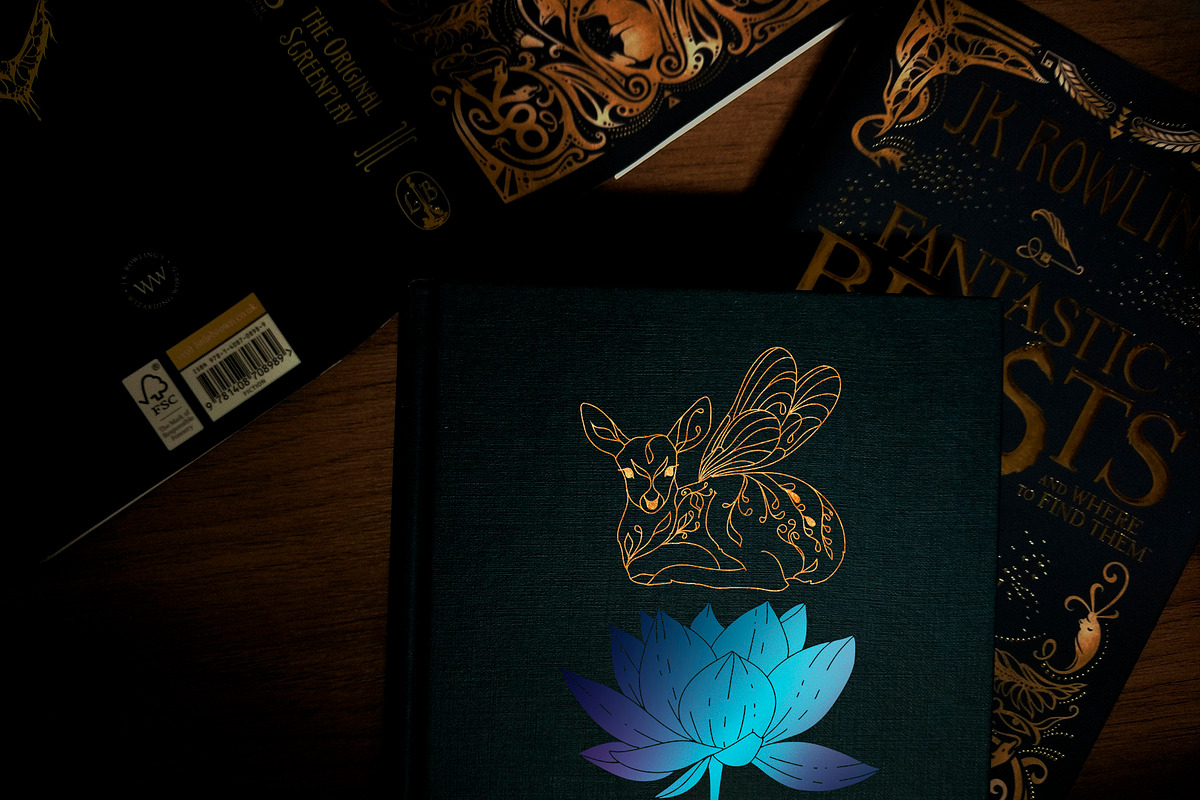 NIGHT FOREST MAGIC. FAIRY ANIMALS, an Animal Illustration by ArtOLB (Photo 12 of 13)