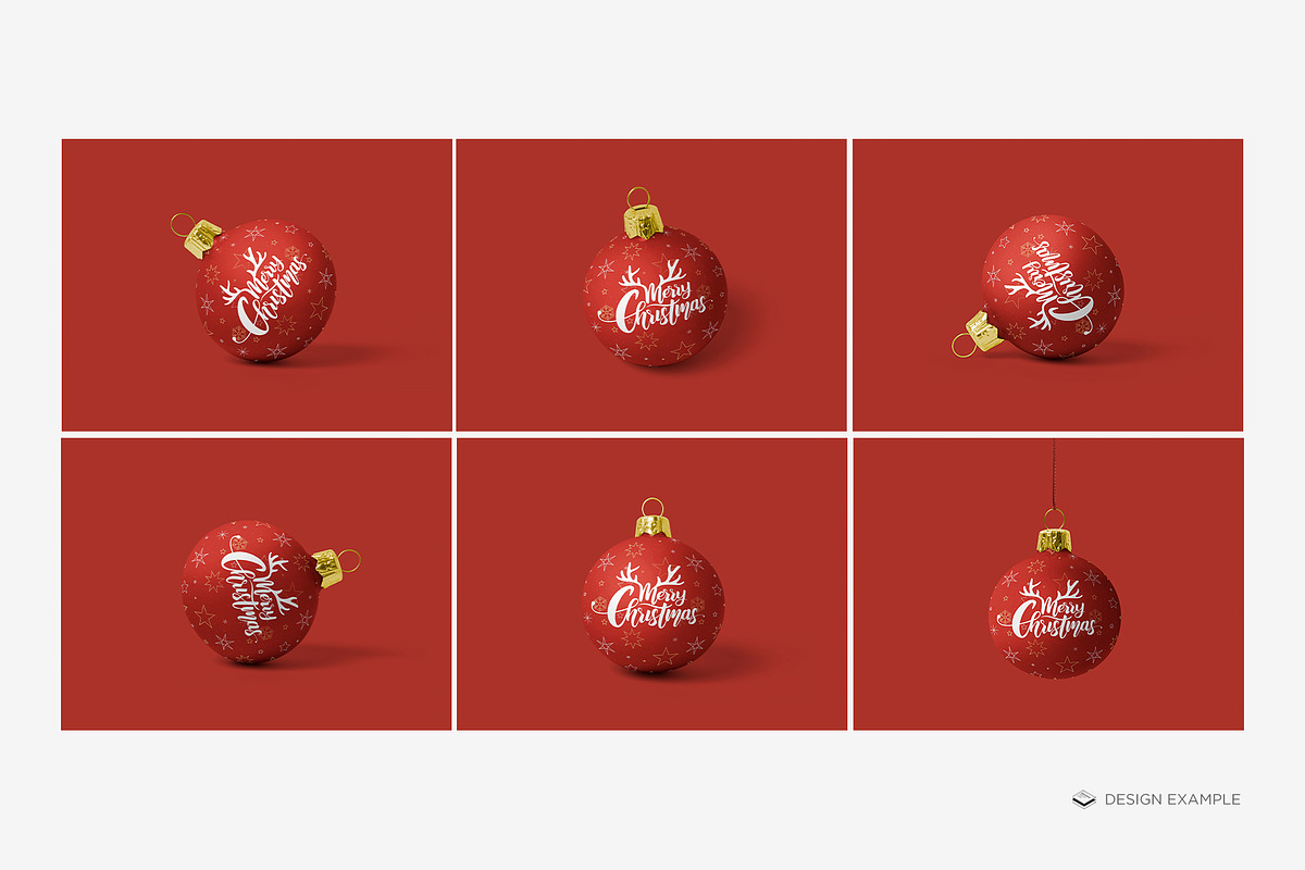 Christmas Ball Mock-up, a Product Mockup by Branda Keeps (Photo 5 of 17)