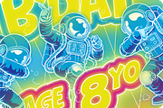 Birthday Flyer Template, a Flyer Template by regalDRAW (Thumbnail 4 of 4)