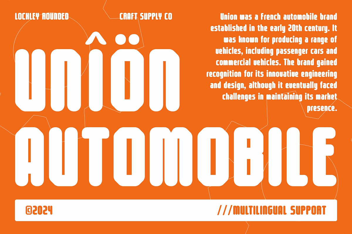 Lochley Rounded, a Sans Serif Font by Craft Supply Co. (Photo 5 of 7)