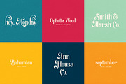 Melange | Retro Serif Font, a Serif Font by Calamar Studio (Thumbnail 11 of 18)