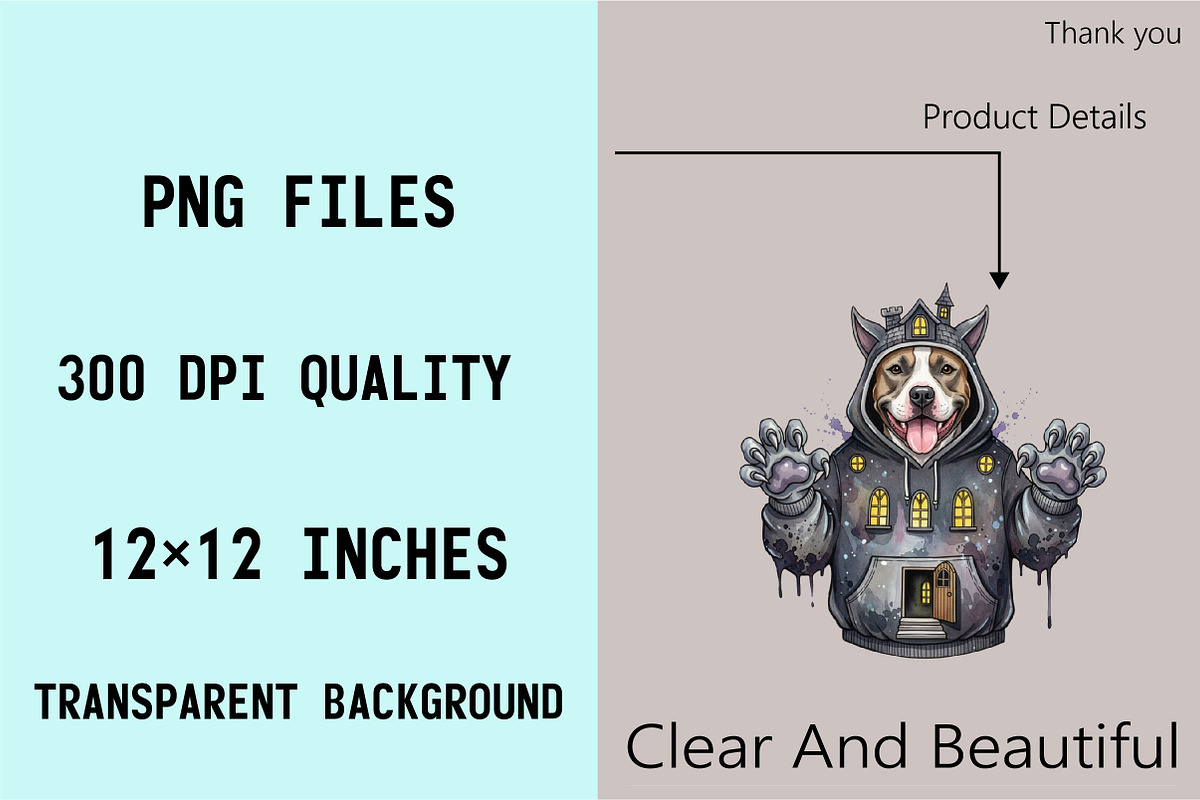 Halloween Quirky Dog Clipart Bundle., an Illustration by SVGArt (Photo 3 of 8)
