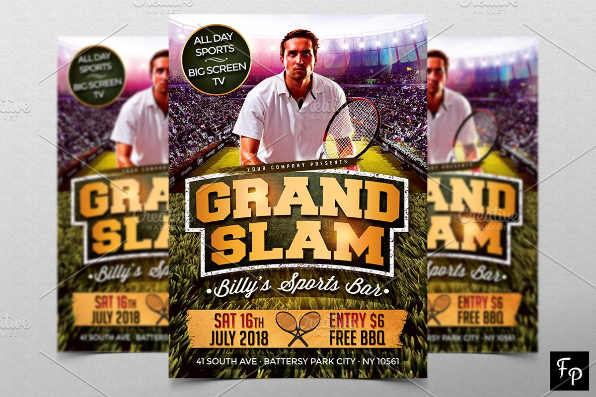 Tennis Flyer, a Flyer Template by FlyerPig (Photo 1 of 3)