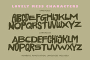 Lovely Mess Handwritten Chaotic Sans, a Handwritten Font by Struvictory.art (Thumbnail 5 of 9)
