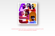 Romantic Date vector artwork, a Person Illustration by danjazzia (Thumbnail 2 of 3)