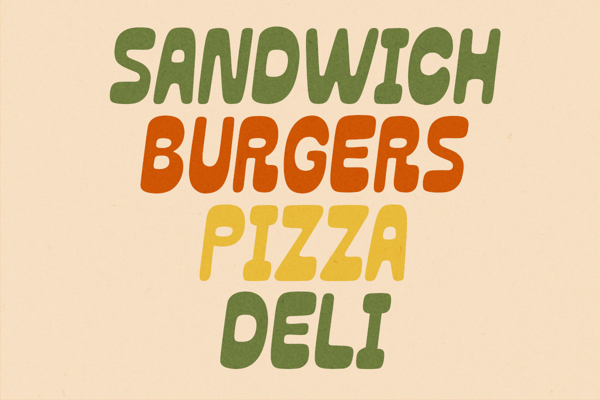 Toasted Avenue Vintage Deli Font, a Script Font by Littlehand (Photo 7 of 9)