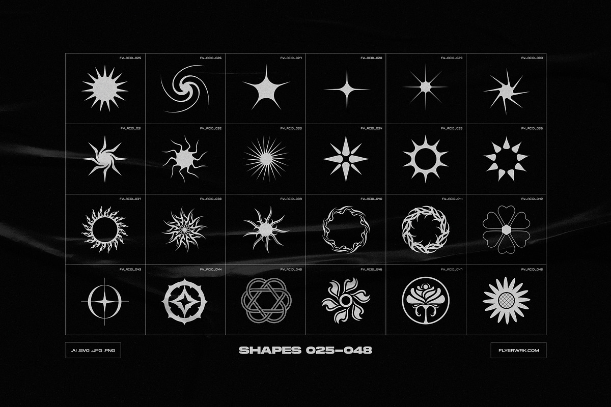 Acid Shapes, an Object Graphic by FLYERWRK (Photo 6 of 23)