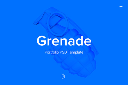 Grenade - Portfolio PSD Template