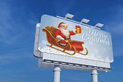 Santa Claus joyfully rides a sleigh, an Illustration by Vector Stall (Thumbnail 3 of 4)