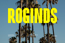 Roginds - Bold Condensed Typeface