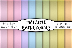 10 Beautiful Metallic Backgrounds