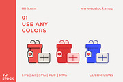 60 Valentines Day Color Icons, an Icon by vo.stock (Thumbnail 3 of 6)