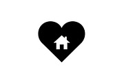 50 Home Love Heart House Icon Set Bu, an Illustration by Gaye Art (Thumbnail 34 of 51)