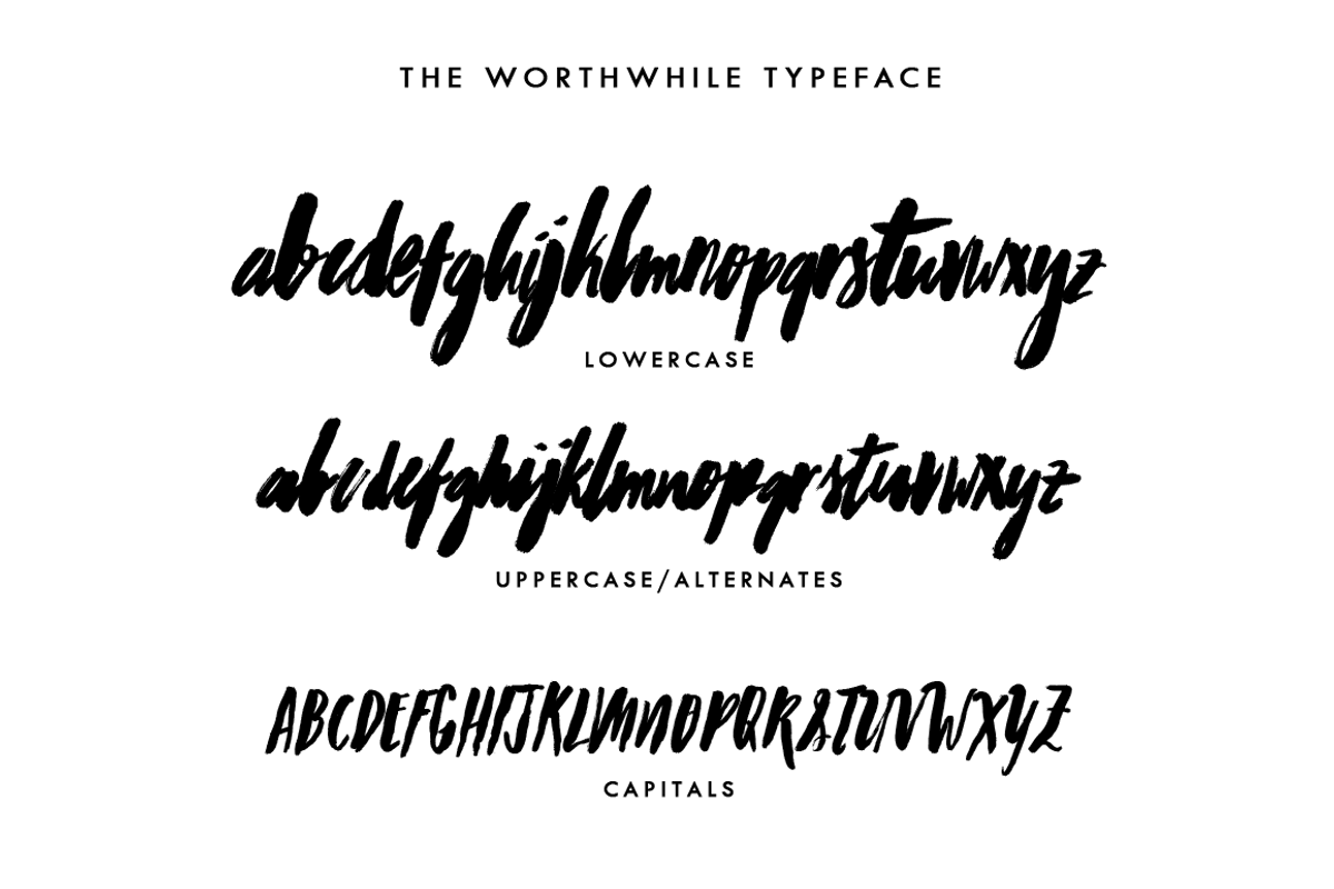 Worthwhile Font preview 6