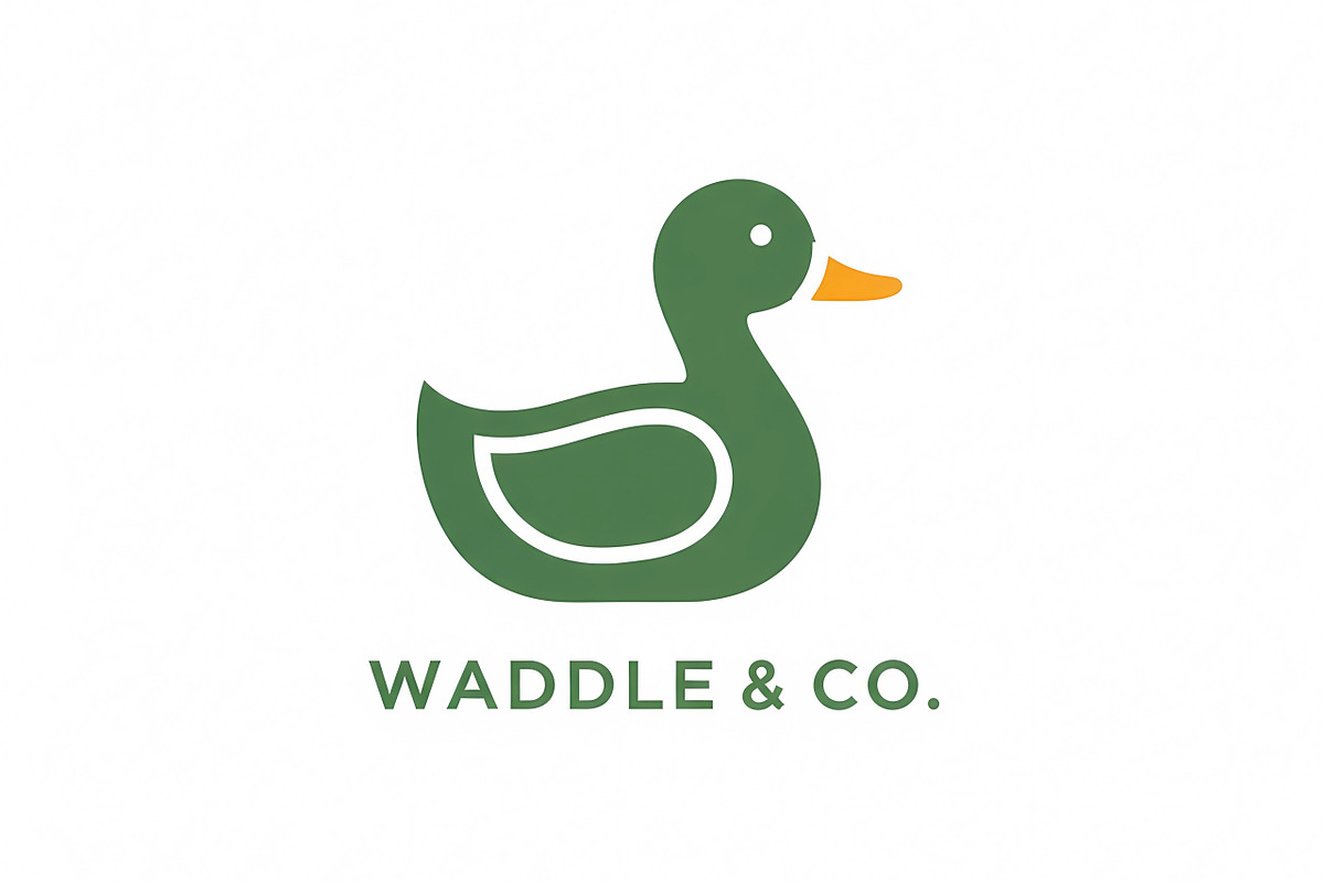 Waddle Co Green, a Branding & Logo Template by Logocreative (Photo 1 of 2)